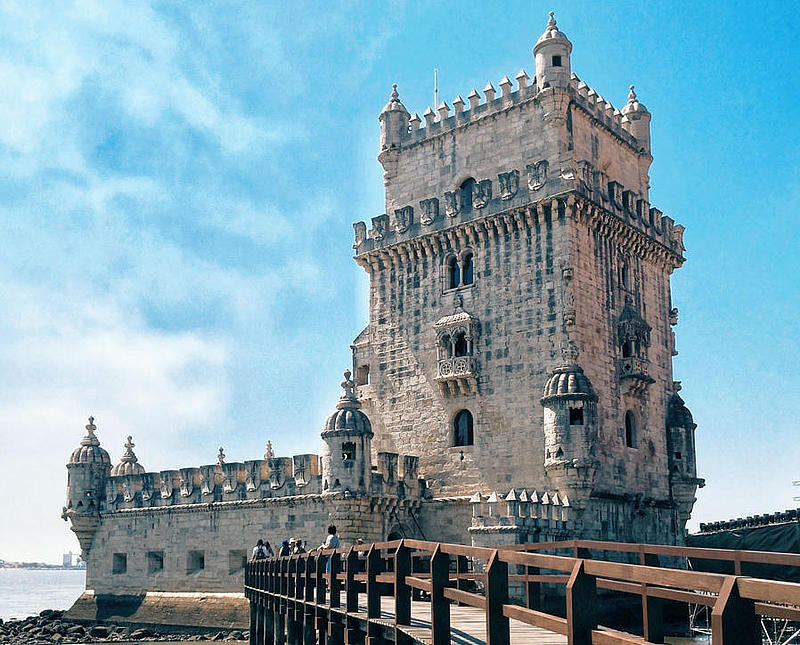 Der Turm "Torre de Belém" in Lissabon.