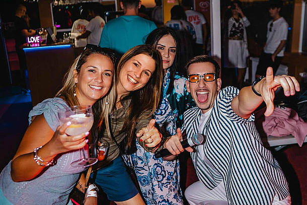 People on a Boat having fun on the Lisbon Float Party with FRS Portugal