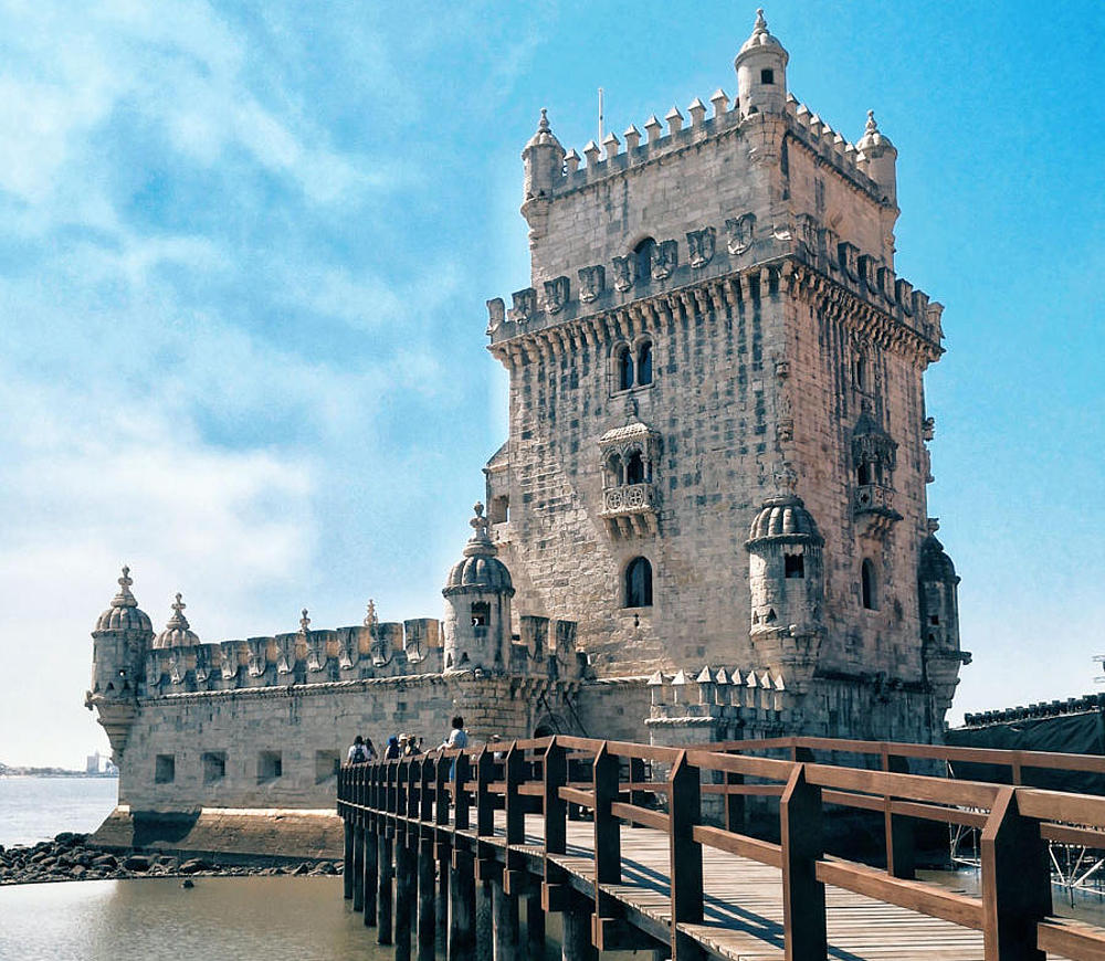 Der Turm "Torre de Belém" in Lissabon.