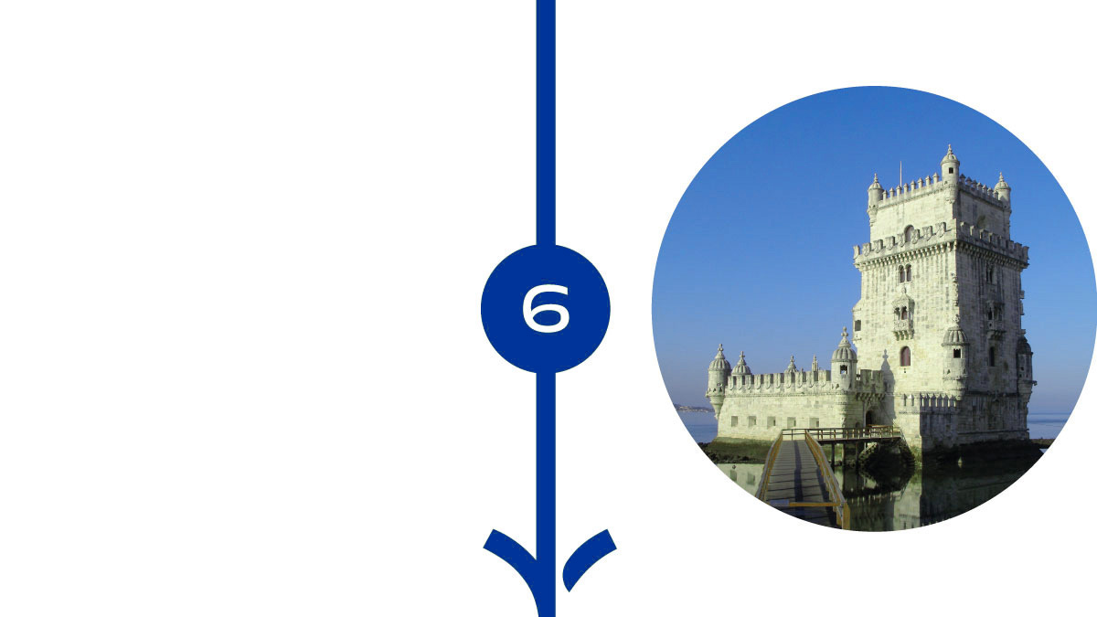 POI Nummer 6: Der Turm von Belém.